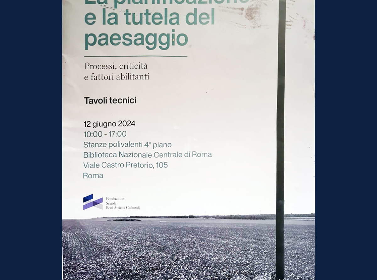 La pianificazione e la tutela del paesaggio- Processi, criticità e fattori abilitanti