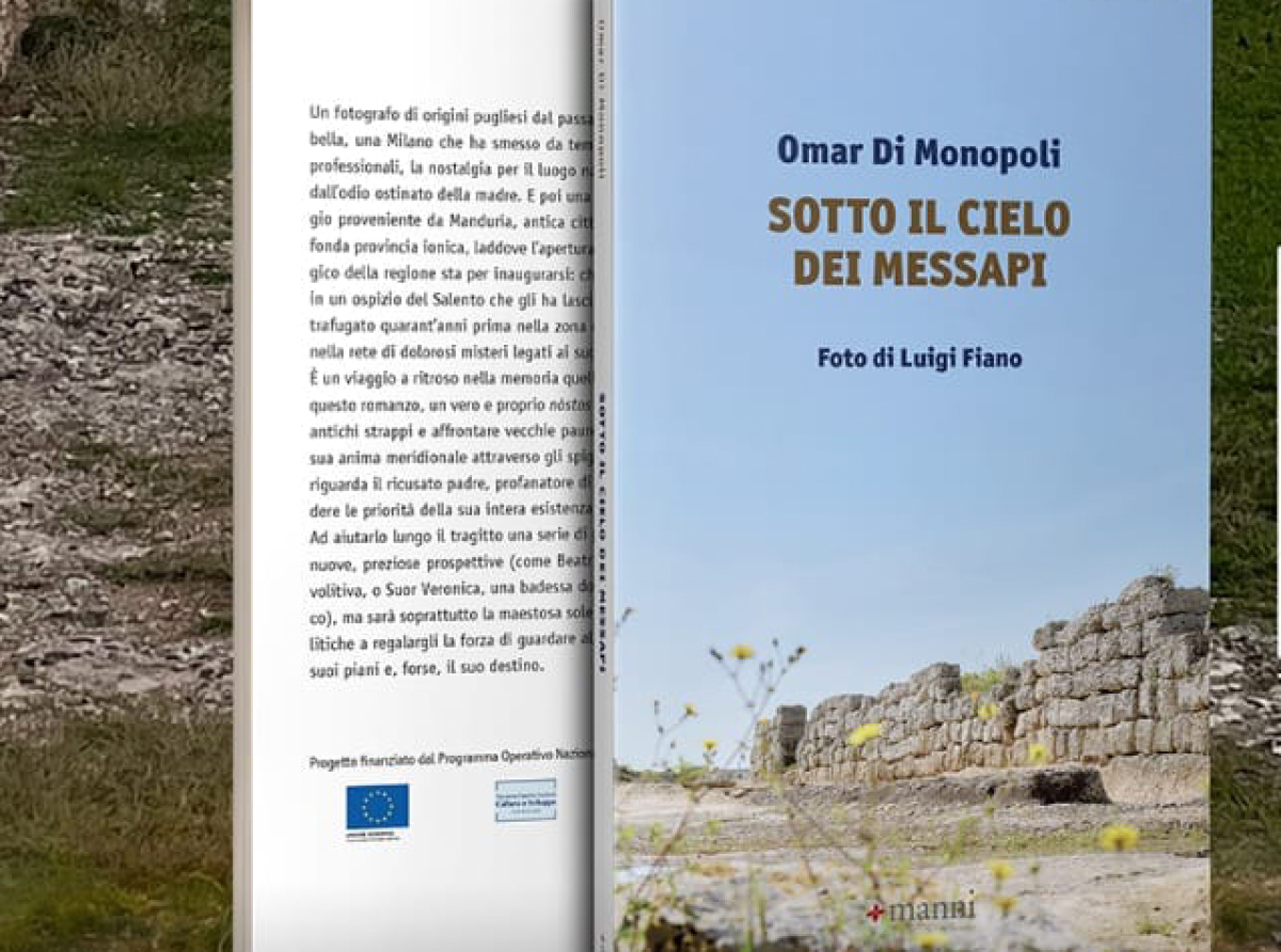 Lungomare dei libri- 6 luglio Omar di Monopoli e Maria Piccarreta presentano ‘ Sotto il cielo dei Messapi’