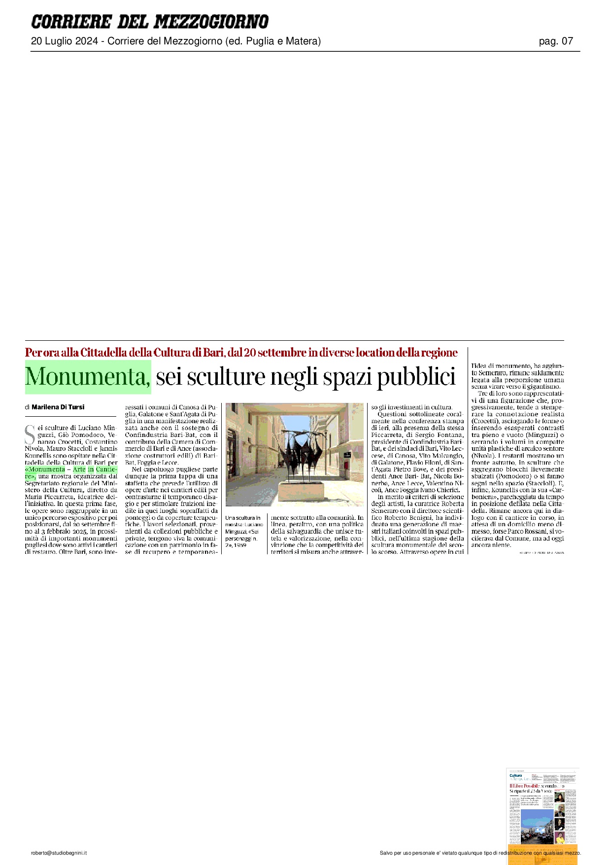 Corriere del mezzogiorno